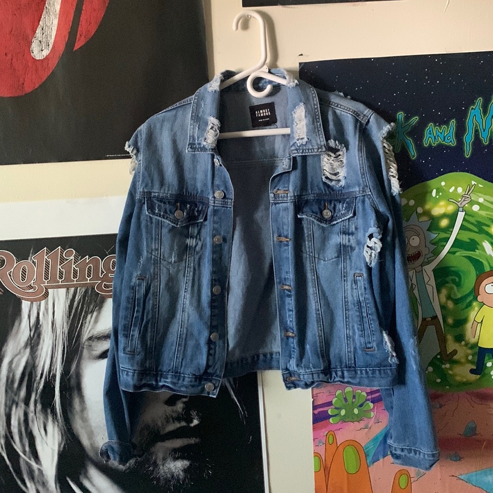 Super ripped jean jacket